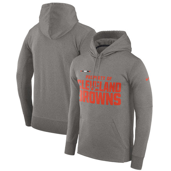 Men's Cleveland Browns Nike Property Of Performance Pullover Hoodie Heathered Gray,We sell and wholesale Men's Cleveland Browns Nike Property Of Performance Pullover Hoodie Heathered Gray on line form chian!